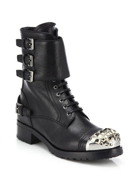 miu miu black combat boots|Women's Miu Miu Boots .